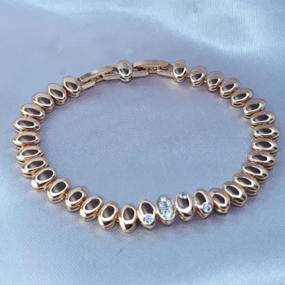 Imagen de Pulsera Lunetas Ovaladas  1707