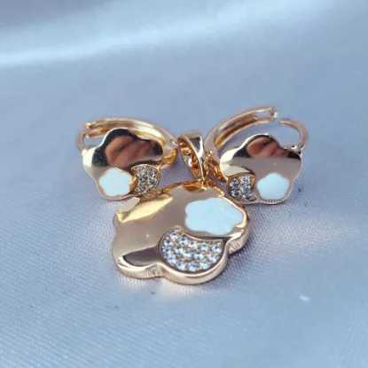 Imagen de Juego Margaritra con Detalle Blanco