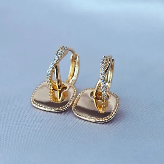 Imagen de Huggie Desmontable Infinito y Cuadro