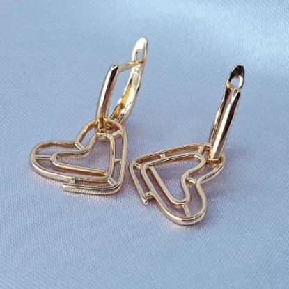 Imagen de Huggie Desmontable Corazón Geométrico