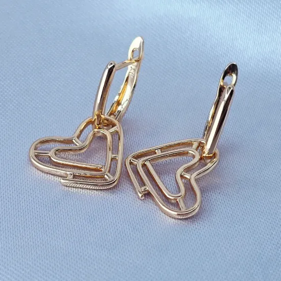 Imagen de Huggie Desmontable Corazón Geométrico