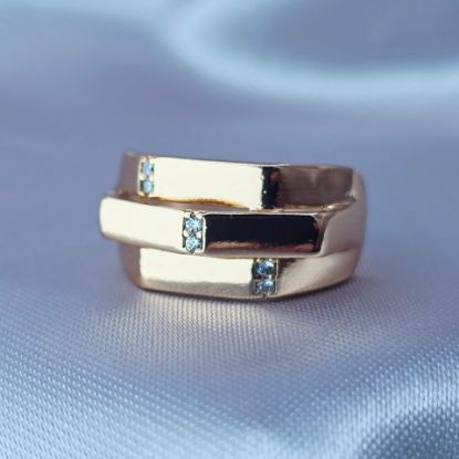 Imagen de Anillo Tres Brillos Eternos