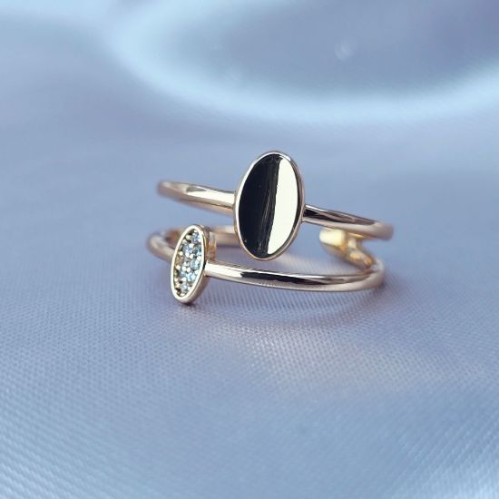 Imagen de Anillo Dos Pepitas Especiales