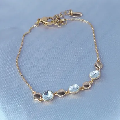 Imagen de Pulsera Lunetas Swarovski Preciosas  1701