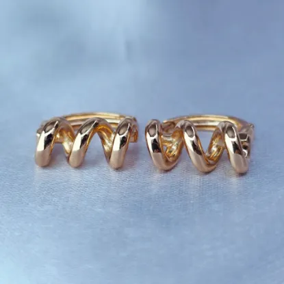 Imagen de Huggie Espiral de Oro