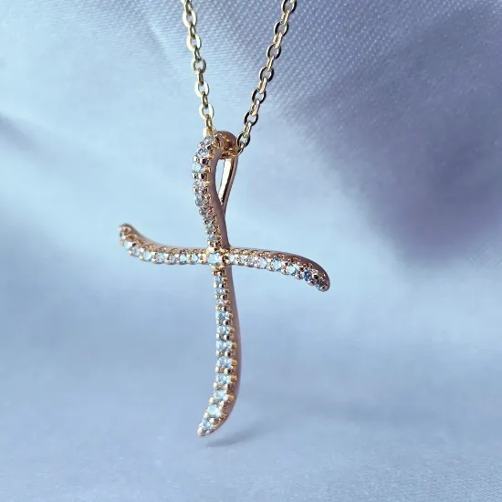 Imagen de Collar Desmontable Cruz Divina  4501