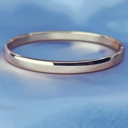 Imagen de Brazalete Círculo Oro Dorado  2201