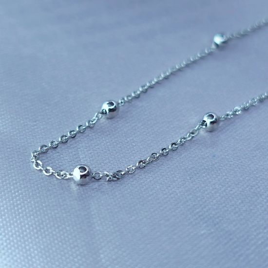 Imagen de Cadena Tejido Viviana Volga Oro Blanco