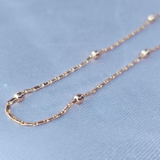 Imagen de Cadena Tejido Viviana Gucci Plana Oro Amarillo