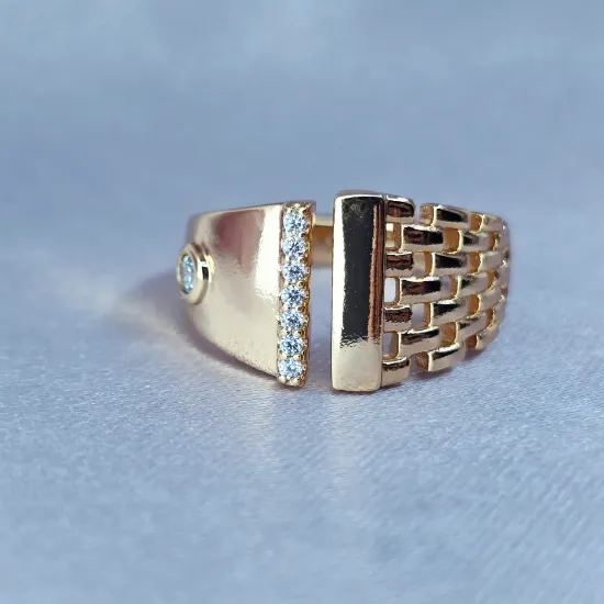 Imagen de Anillo Texturizada Encantada  6