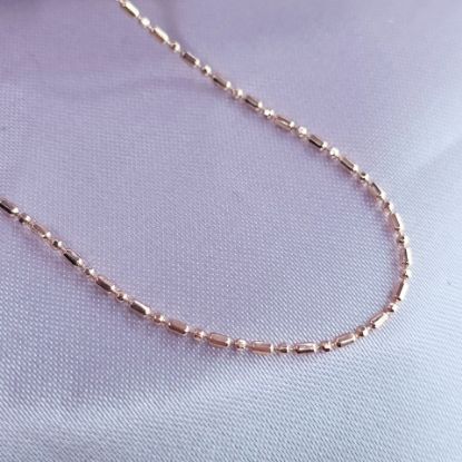 Imagen de Cadena Tejido Punto y Coma Oro Dorado  4500