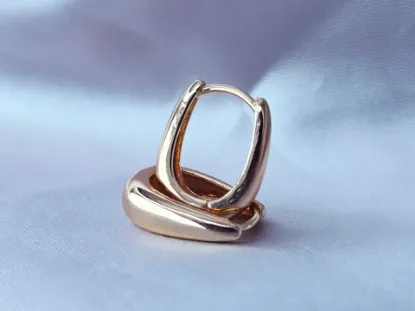 Imagen de Arracada Lustrosa de Oro