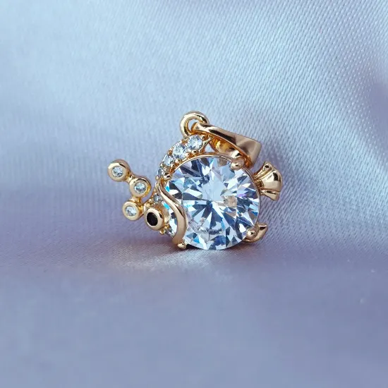 Imagen de Dije Pez de Mar Cristalino