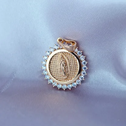 Imagen de Dije Medalla Virgen de Guadalupe