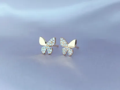 Imagen de Broquel Mariposa Brillosa y Ala Lisa