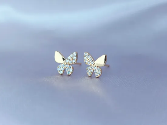 Imagen de Broquel Mariposa Brillosa y Ala Lisa