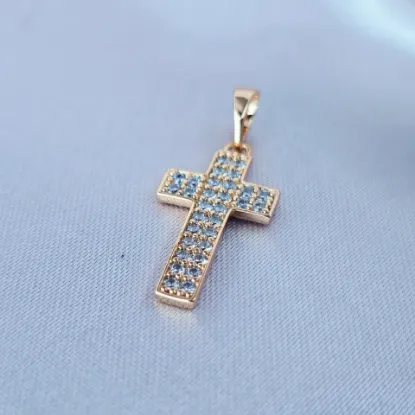 Imagen de Dije Cruz Brillos de Vida