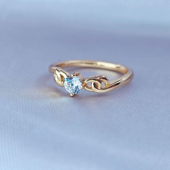 Imagen de Anillo Circonia Discreta