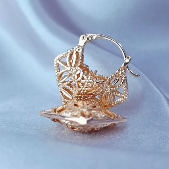 Imagen de Arracada Filigrana con Libélulas