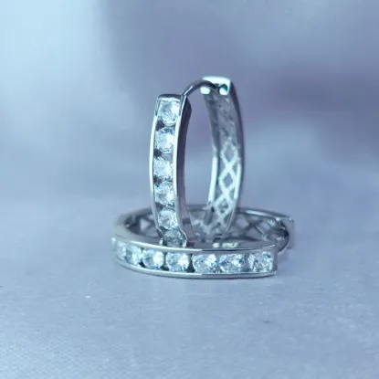 Imagen de Arracada Lunetas de Circonias