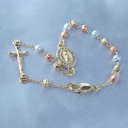 Imagen de Pulsera Decenario Virgen Santísima de Guadalupe Talla 1503