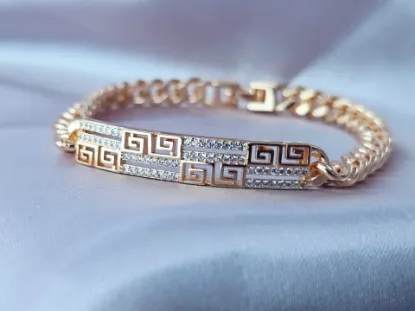 Picture of Bracelet Slave Greek Patterns with Glamour Size 1906