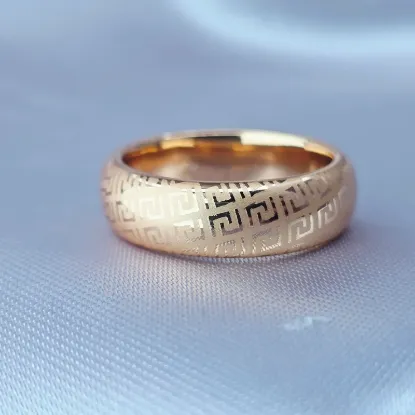 Picture of Ring with Greek Key Designs 11