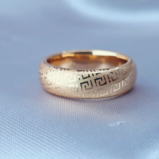 Picture of Ring with Greek Key Designs 11