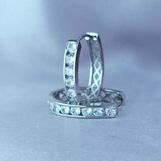 Picture of Zirconia Bezel-set Hoop