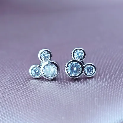 Picture of Face and Little Ears Stud