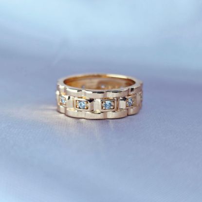 Picture of Rolex-Style Ring with Zirconias