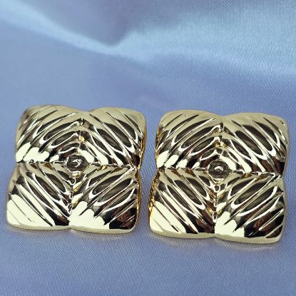 Imagen de Arete Cuadros Texturizados