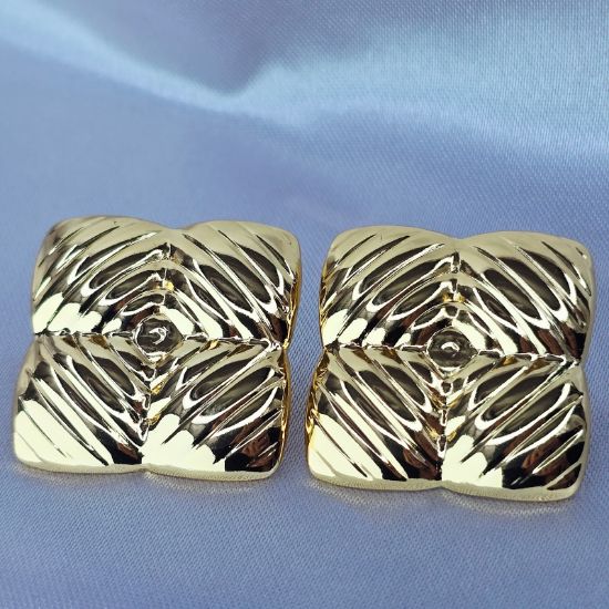 Imagen de Arete Cuadros Texturizados