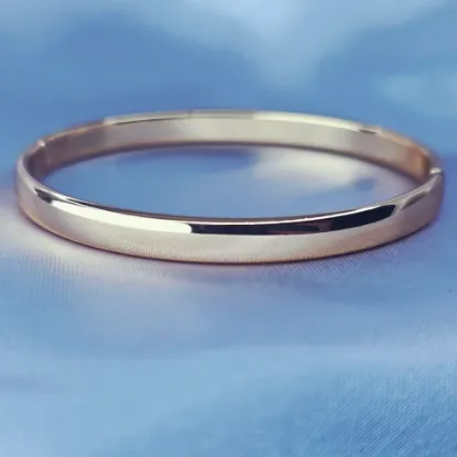 Imagen de Brazalete Círculo Oro Dorado Talla 2104