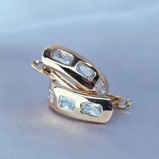 Imagen de Huggie Rectángulos Transparentes