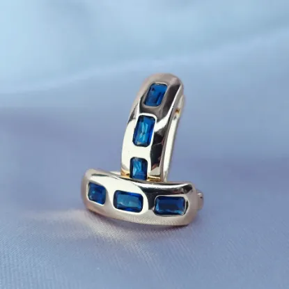 Imagen de Huggie Rectángulos Azul