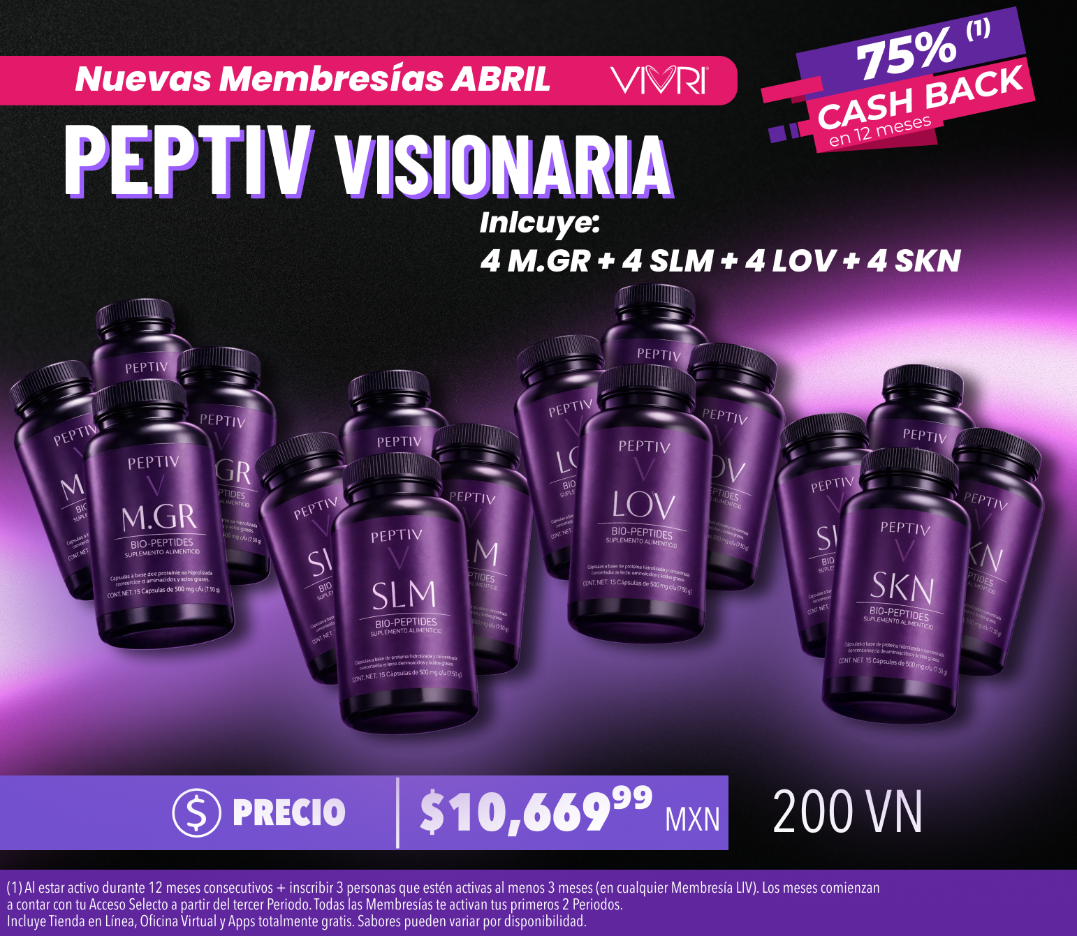 Membresia Peptive Visionaria