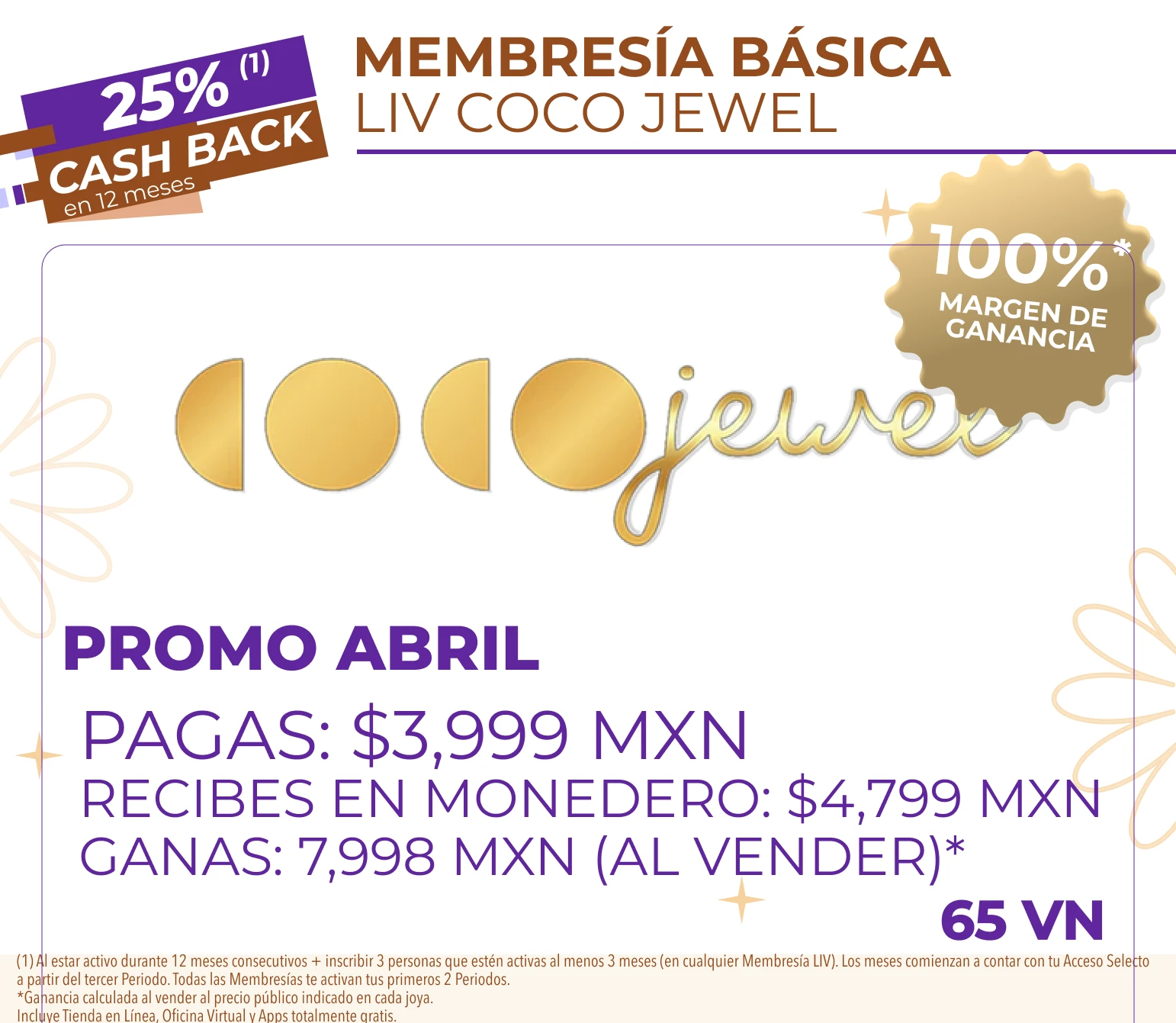 Membresía COCOJewel Básica