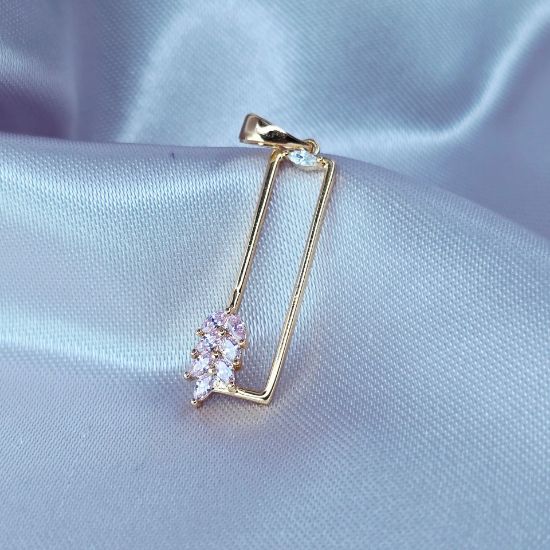 Imagen de Dije Hojitas Rositas Suaves