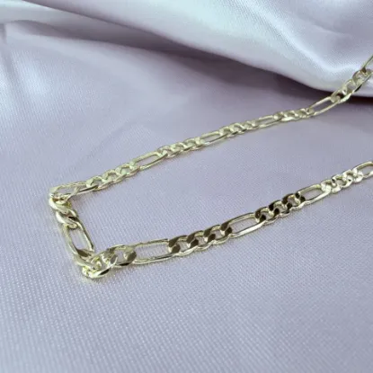 Imagen de Cadena Tejido Cartier o Fígaro Oro Amarillo  5504