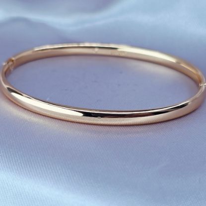 Imagen de Brazalete Ovalado Oro Dorado  1904