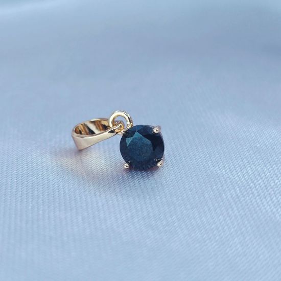 Imagen de Dije Punto Cristal Negro