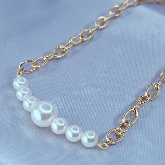 Imagen de Collar Encadenada con Perlas