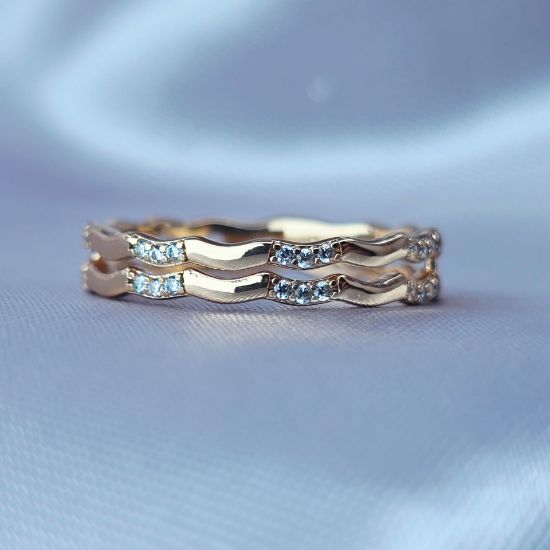 Imagen de Anillo Ondas Talla 9
