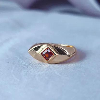 Imagen de Anillo Rombo Fucsia