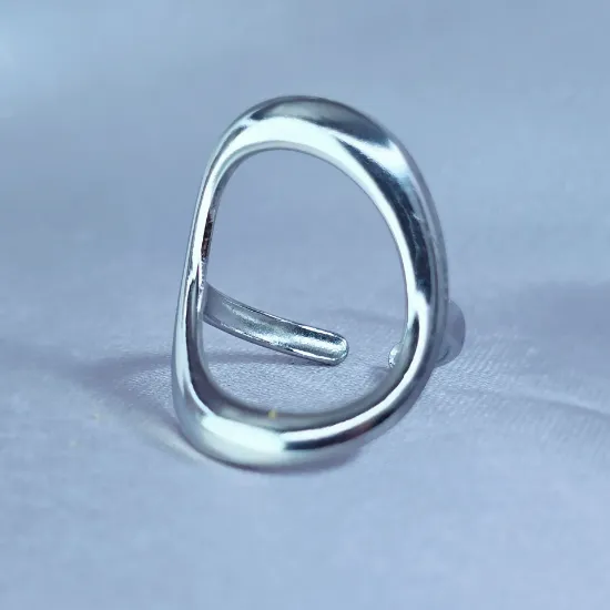 Imagen de Anillo Círculo Blanco 8