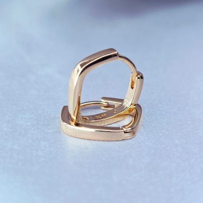 Imagen de Arracada Pentágono de Oro