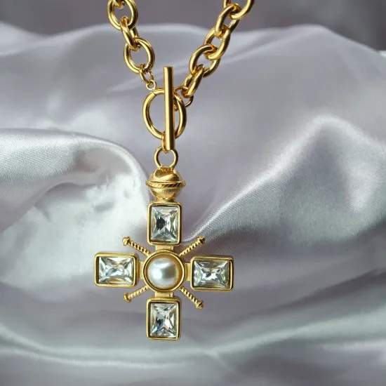Imagen de Collar Cruz Griega  5007