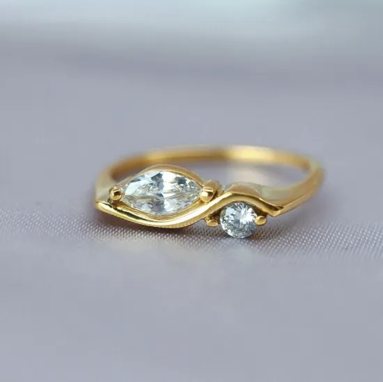 Imagen de Anillo Blanca Delicada  7