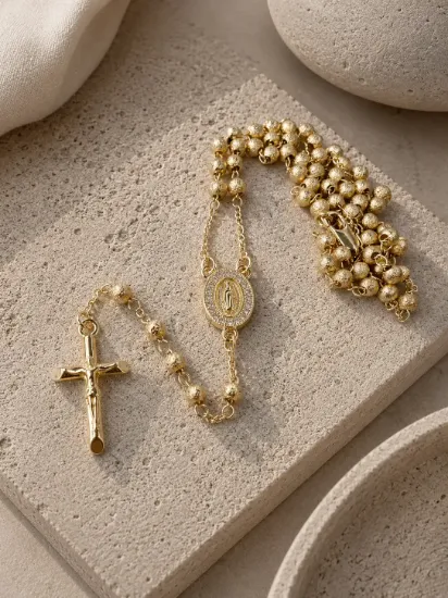 Imagen de Collar Rosario Azucarado Mi Guadalupana Talla 5303